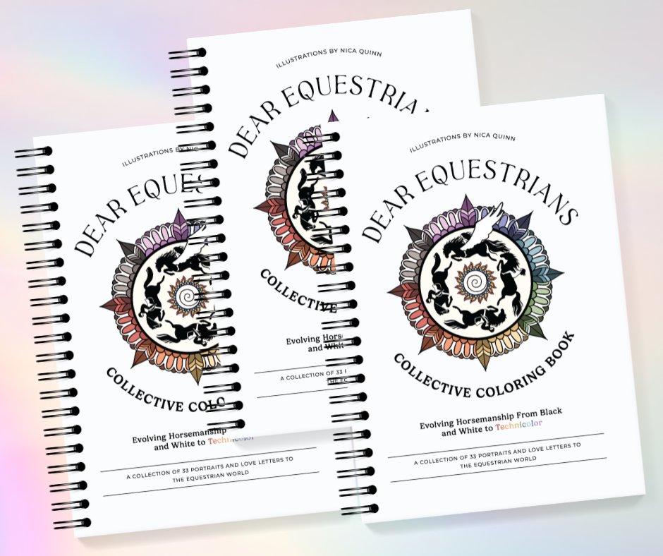 PRE ORDER - Dear Equestrians - Collective Coloring Book