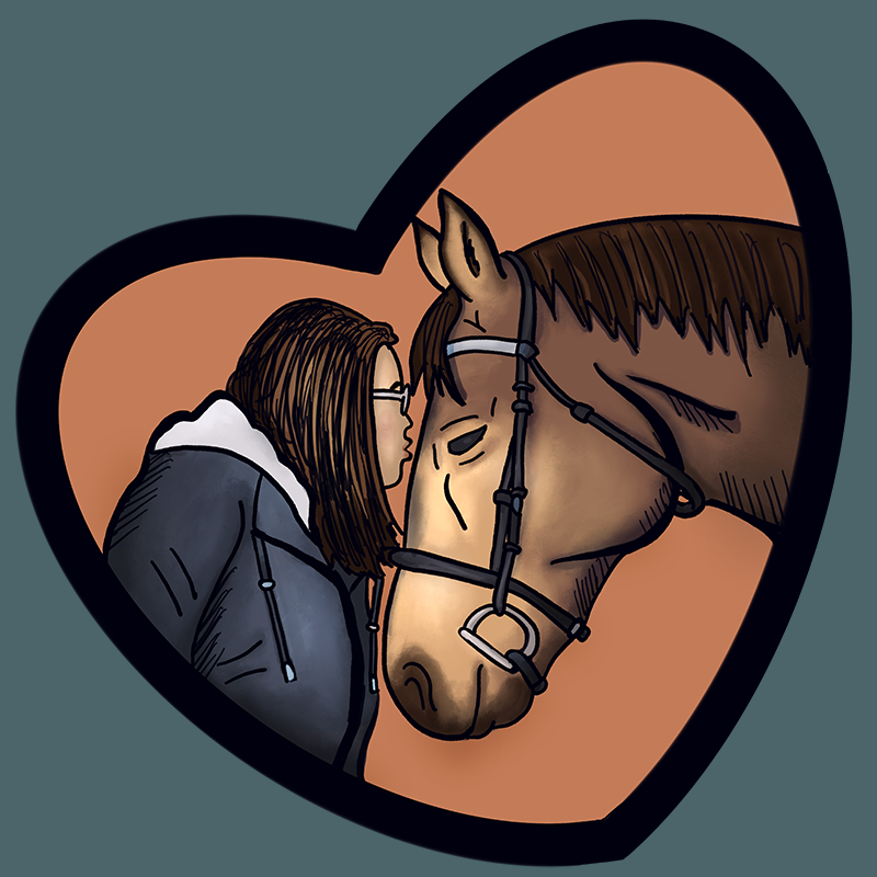 Custom Colored Pet Portrait