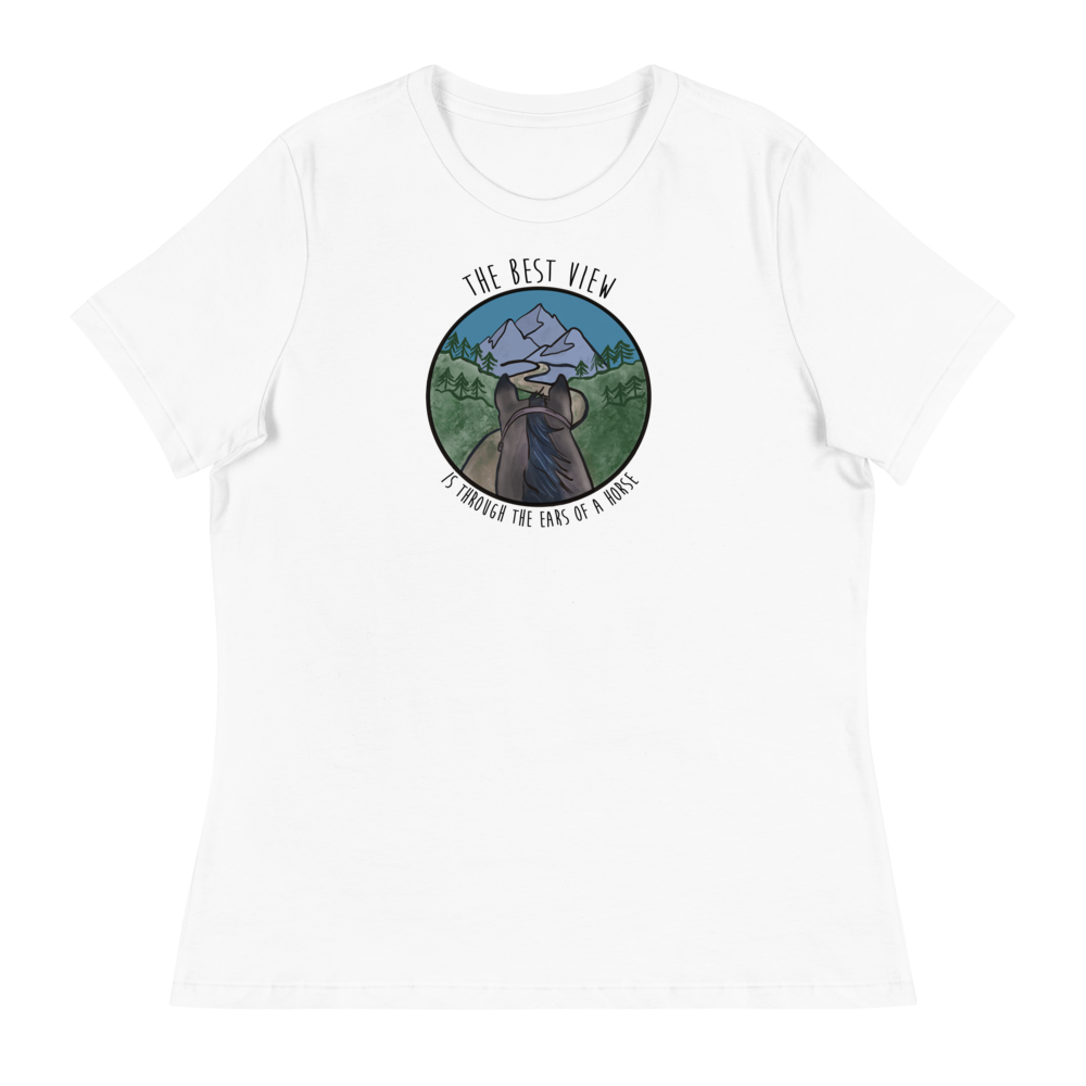 The Best View Text | Women's Relaxed T-Shirt