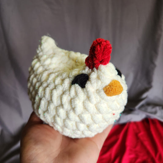 Handmade Crochet Chickens