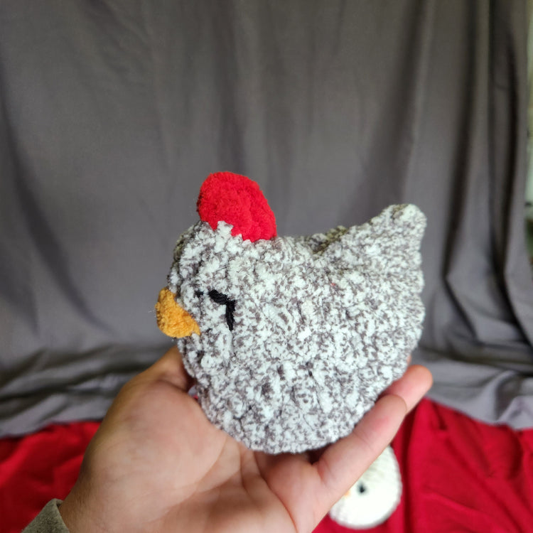 Handmade Crochet Chickens