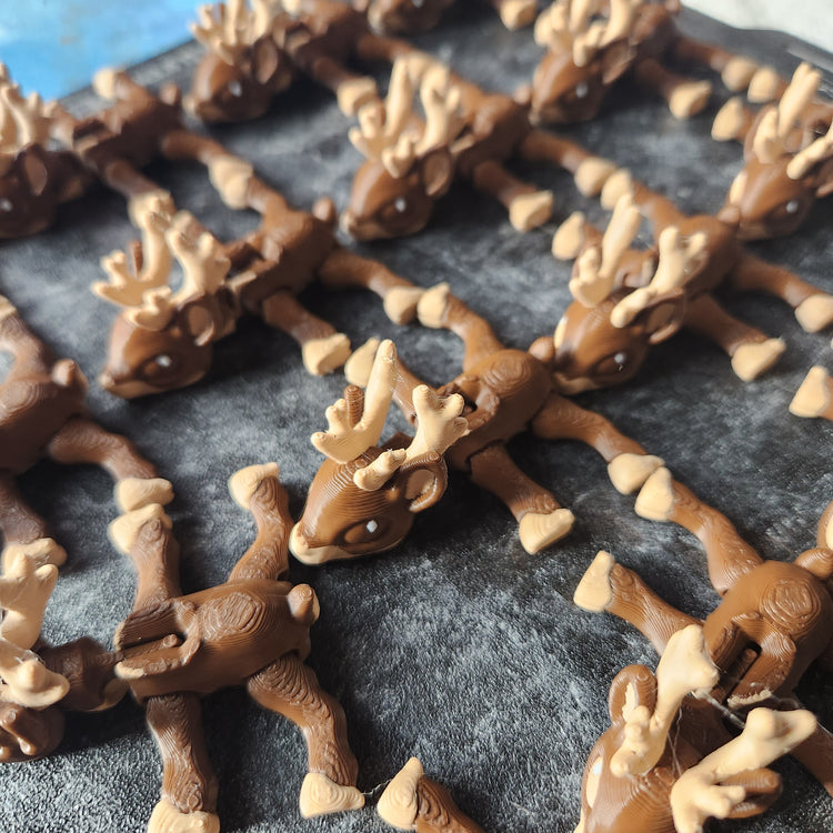 3D Printed Reindeers