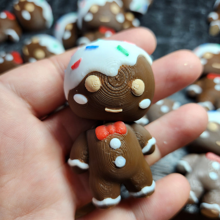 3D Printed Gingerbread Buddies