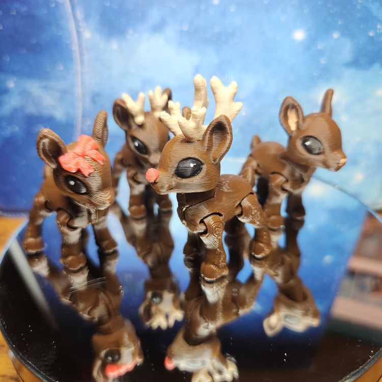 3D Printed Reindeers