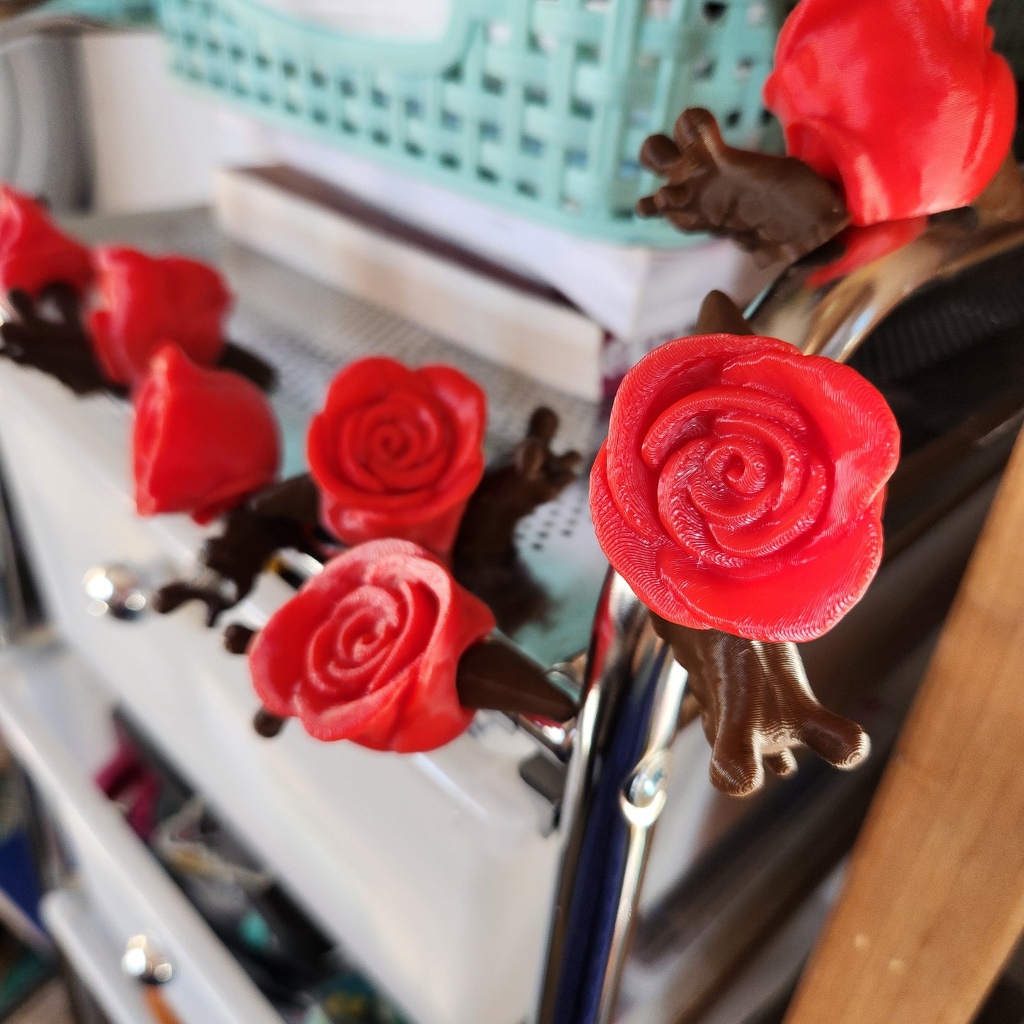 3D Printed Magnetic Rose Snails