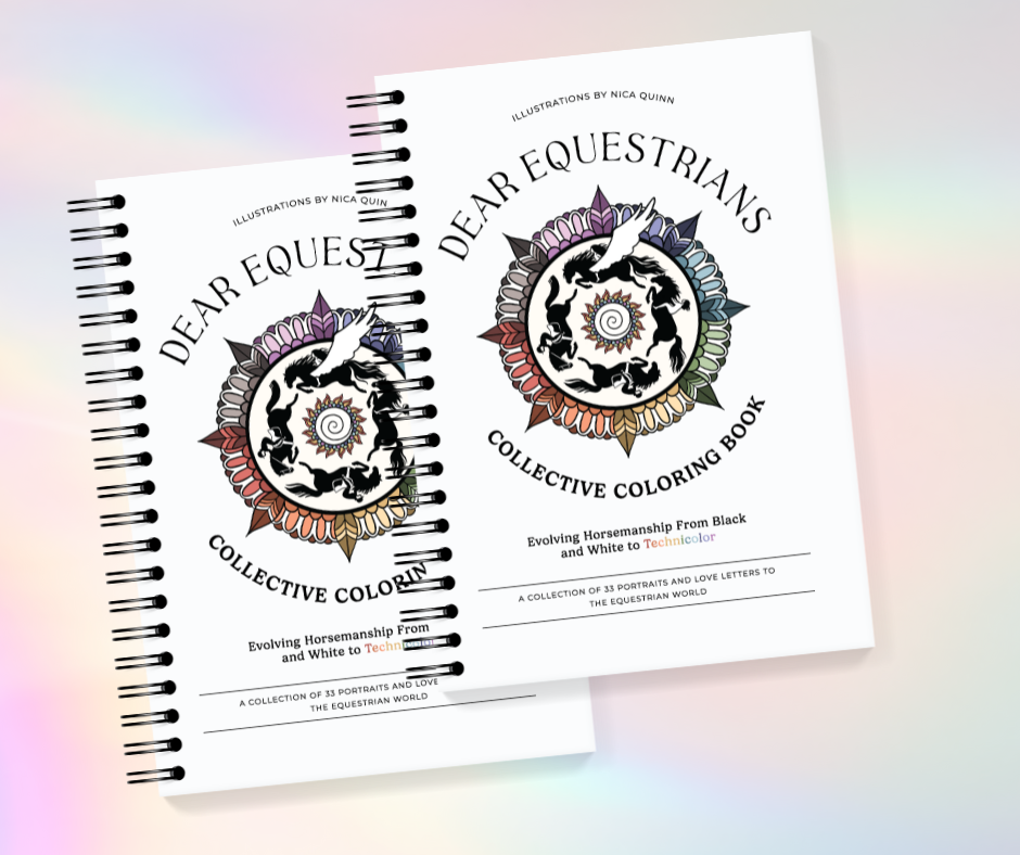 PRE ORDER - Dear Equestrians - Collective Coloring Book
