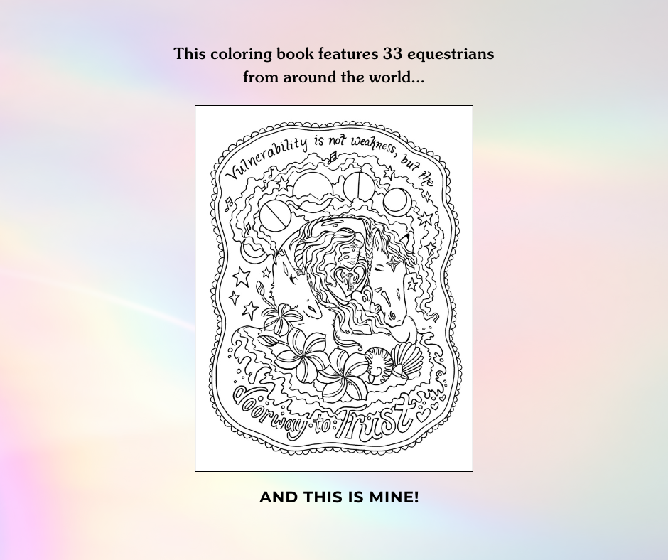 PRE ORDER - Dear Equestrians - Collective Coloring Book