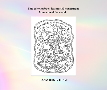 PRE ORDER - Dear Equestrians - Collective Coloring Book