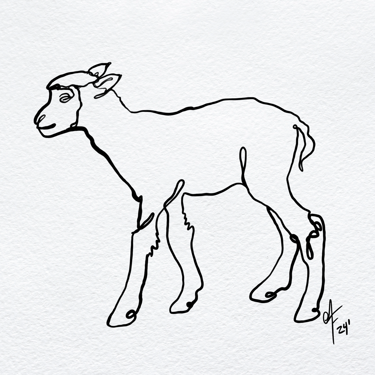 Continuous Line Style Artwork