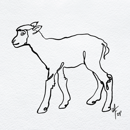 Continuous Line Style Artwork