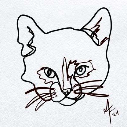 Continuous Line Style Artwork