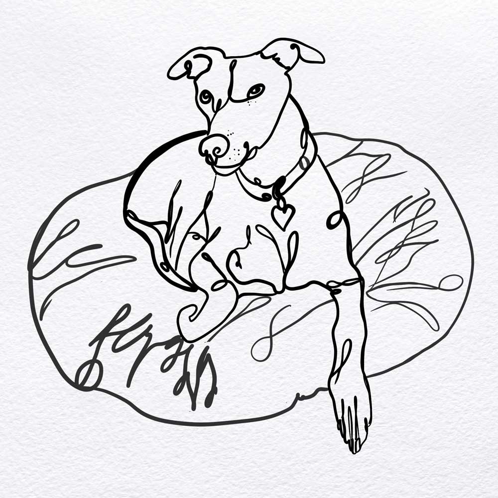 Continuous Line Style Artwork