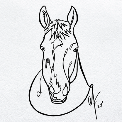 Continuous Line Style Artwork