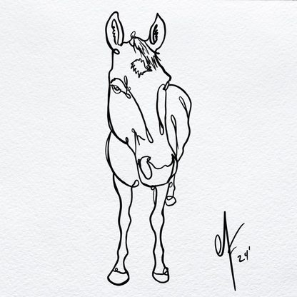 Continuous Line Style Artwork