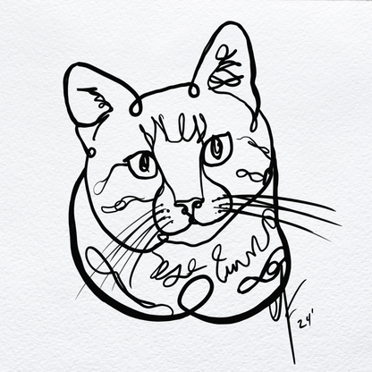 Continuous Line Style Artwork