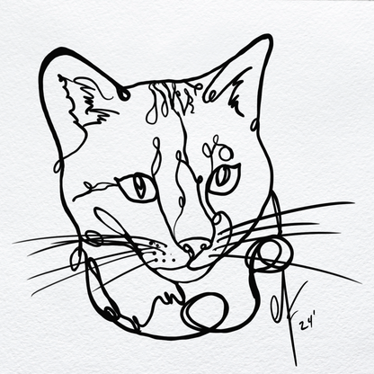 Continuous Line Style Artwork