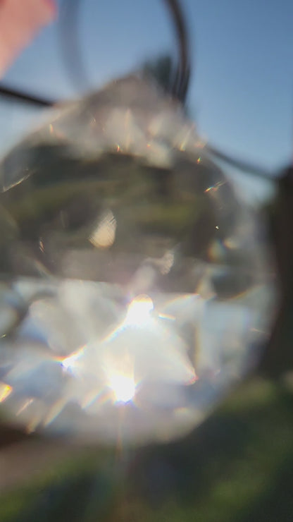 4" Moon and Star Suncatcher