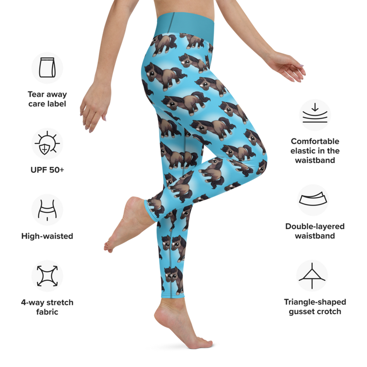 Adorable Grulla Yoga Leggings