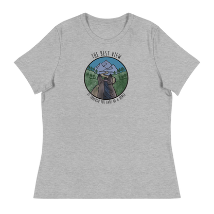 The Best View Text | Women's Relaxed T-Shirt