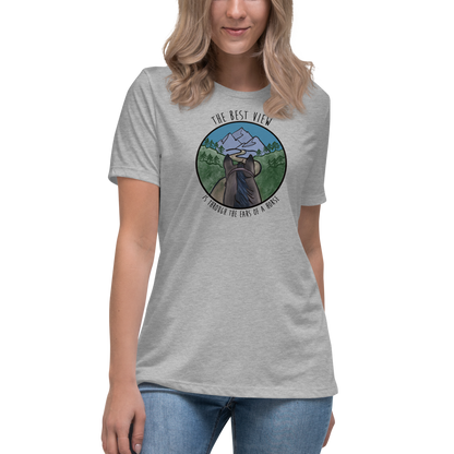 The Best View Text | Women's Relaxed T-Shirt