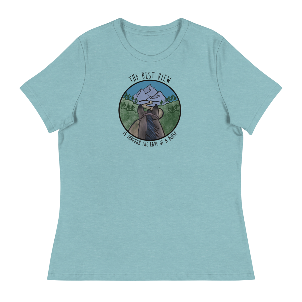 The Best View Text | Women's Relaxed T-Shirt