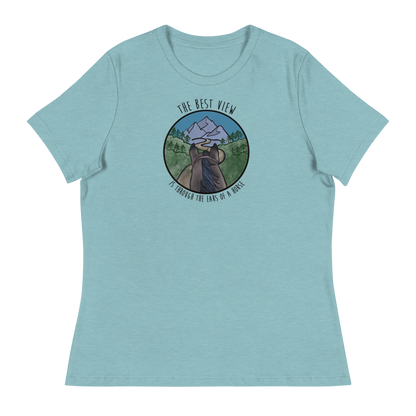 The Best View Text | Women's Relaxed T-Shirt