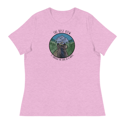 The Best View Text | Women's Relaxed T-Shirt