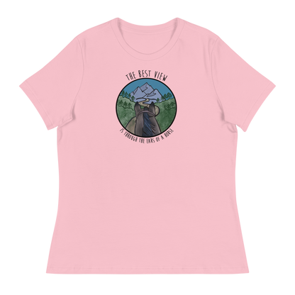 The Best View Text | Women's Relaxed T-Shirt